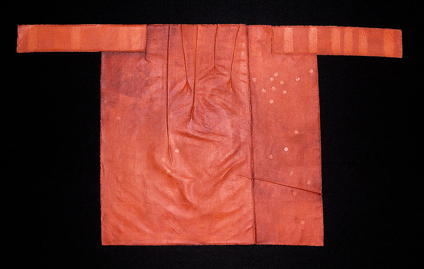 Joan Anderson canvas stitching work.